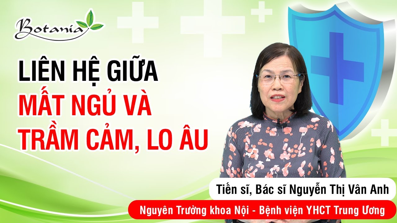 Liên hệ giữa mất ngủ và trầm cảm, lo âu.