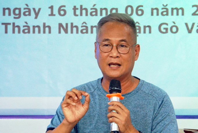  Ông Đặng Lê Anh, chia sẻ tại tọa đàm “Nghiện game online - hậu quả khôn lường”