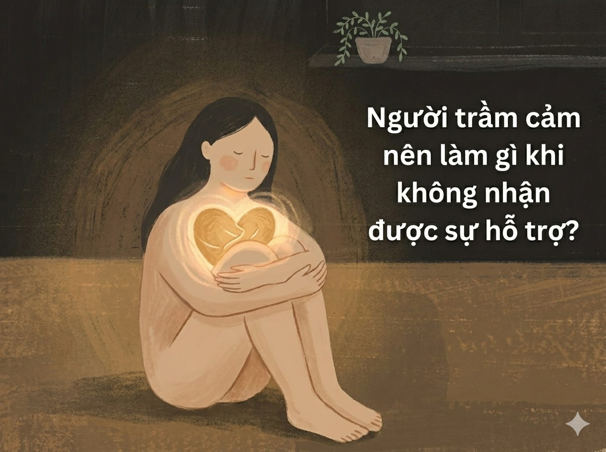 Người trầm cảm nên làm gì khi không nhận được sự hỗ trợ?