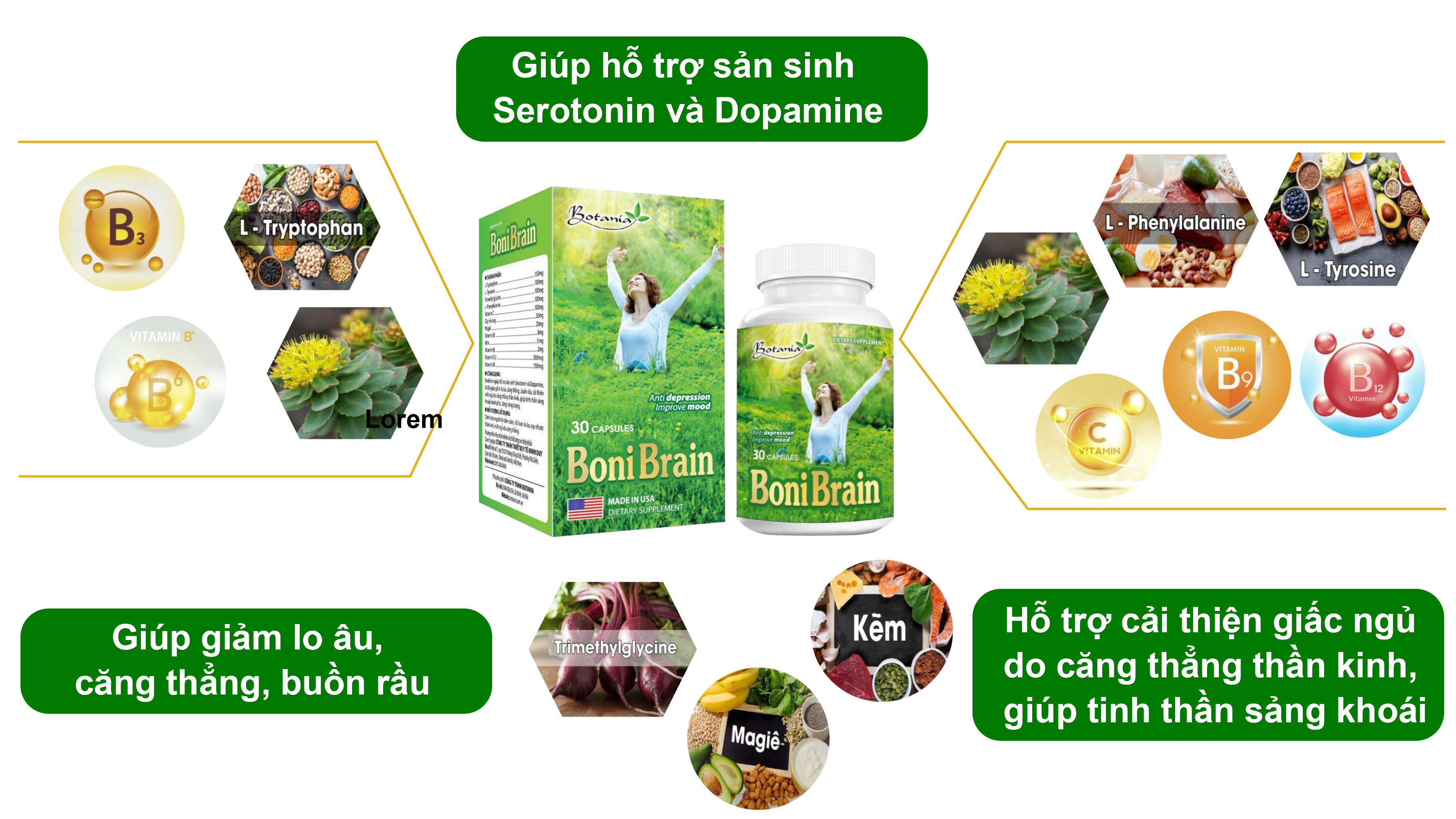 Thành phần sản phẩm BoniBrain